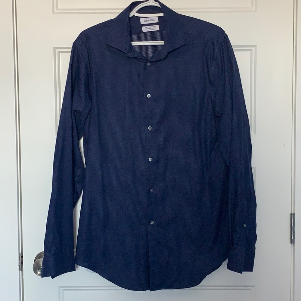 2/$25: Calvin Klein Slim Fit Performance Non Iron Shirt